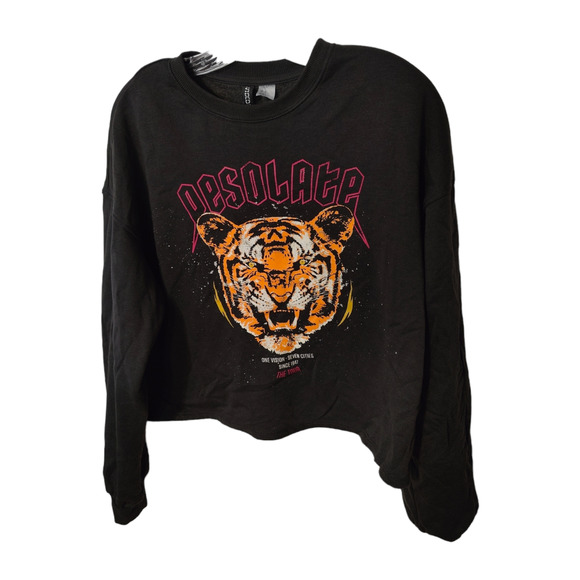 Desolate One Vision  Seven Cities The Tour Cropped Long Sleeve Size Small - Picture 1 of 4